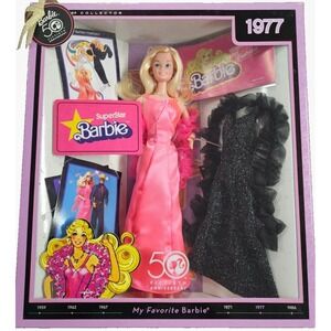 Barbie 2009 50th Anniversary My Favorite Barbie 1977 Superstar Reproduction NIB